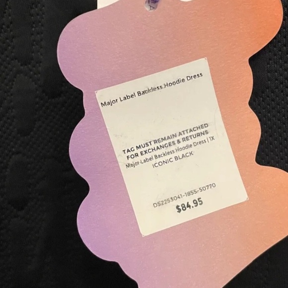 YITTY Black Backless Athleisure Activewear Dress Medium - Picture 13 of 16